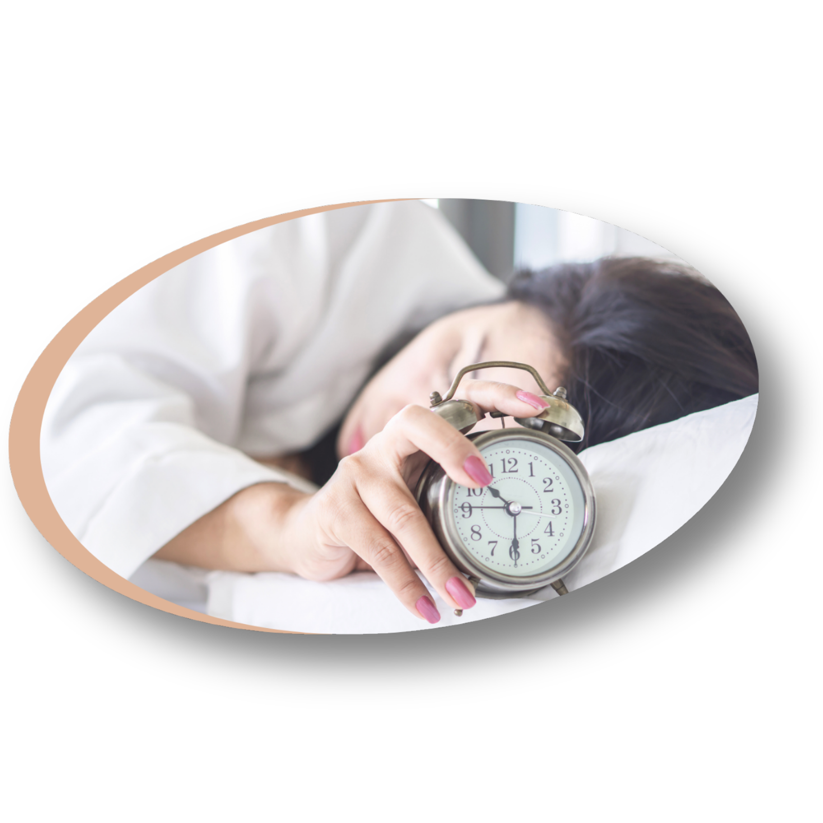 Femme luttant contre la fatigue au réveil, l'un des principaux signaux de déséquilibre énergétique.