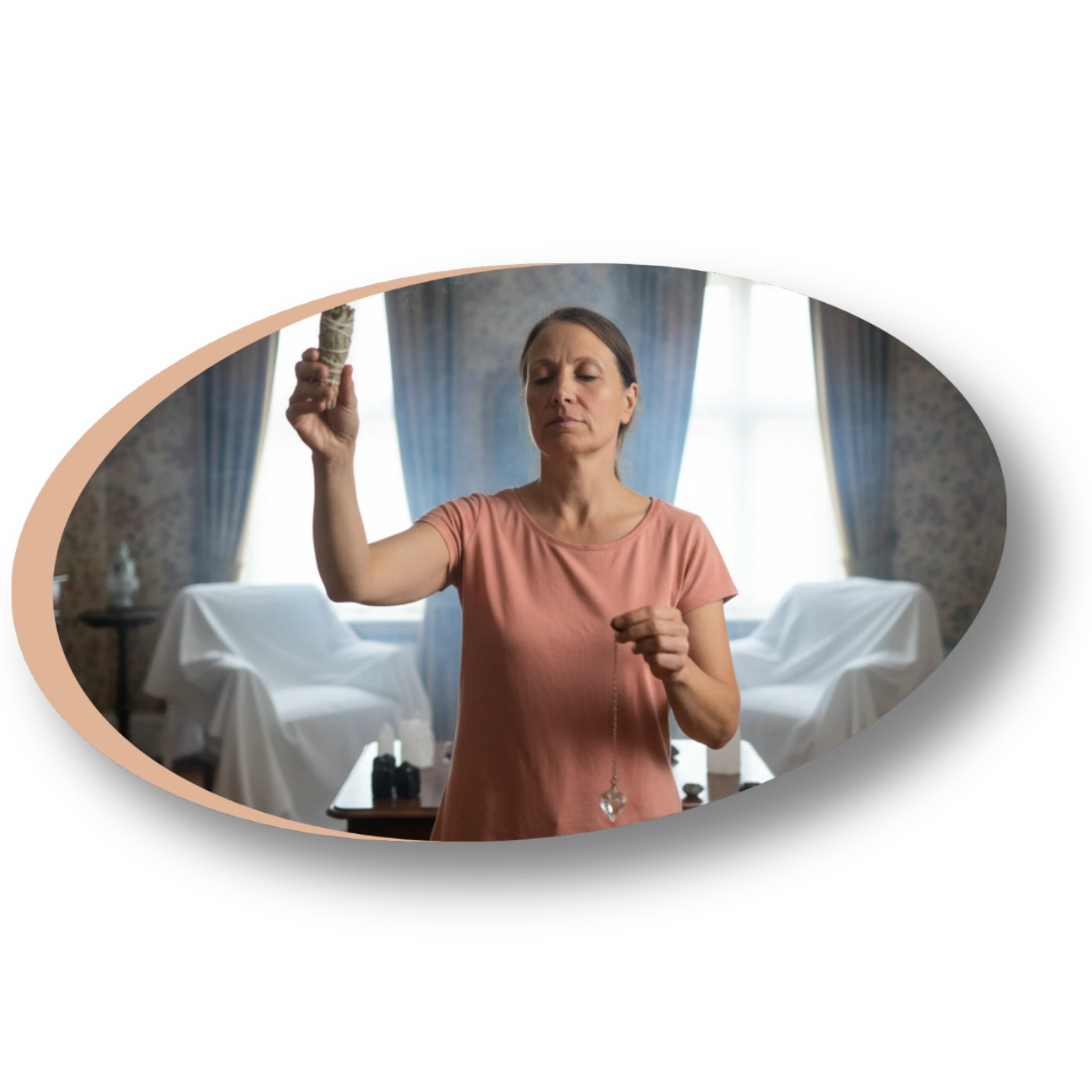 Nettoyage énergétique professionnel d'une maison hantée.