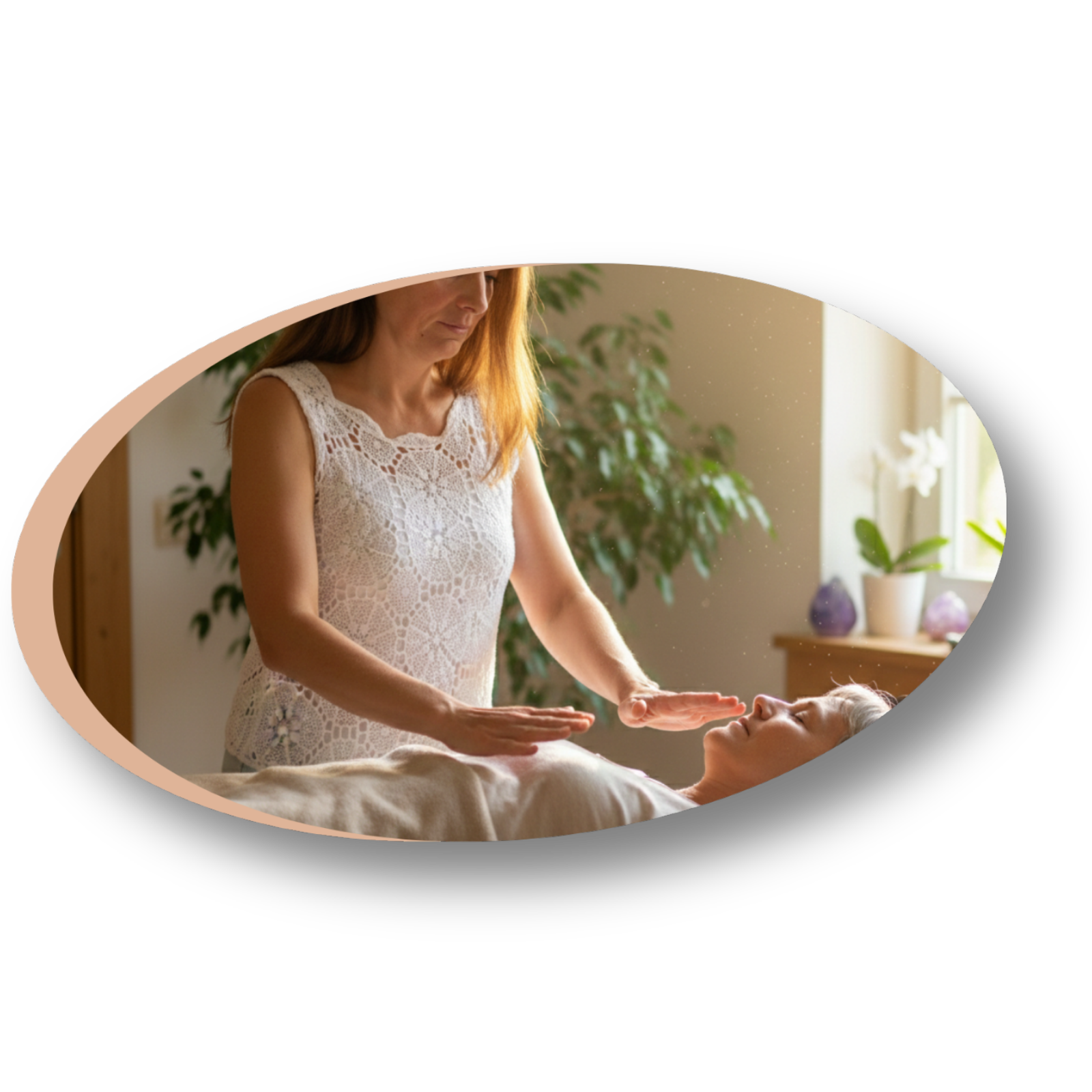 Soin énergétique holistique à Lunéville ciblant le stress et les blocages émotionnels.